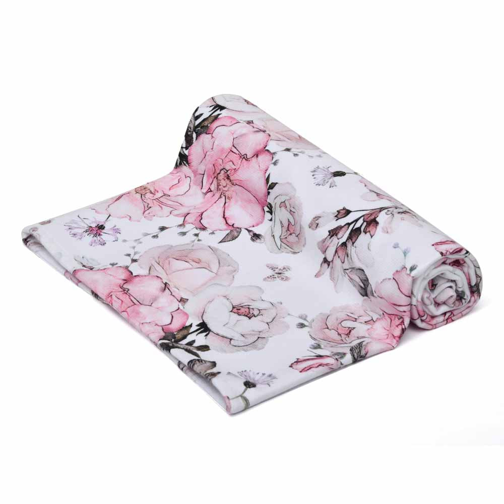 Arias by Lara Dutta Floral 250 GSM Bamboo Polycotton Bath Towel 70 x 150 cm (Multicolor)