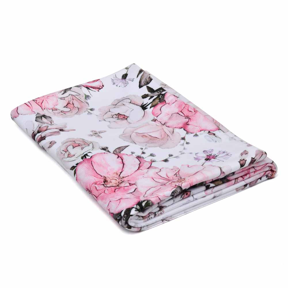 Arias by Lara Dutta Floral 250 GSM Bamboo Polycotton Bath Towel 70 x 150 cm (Multicolor)