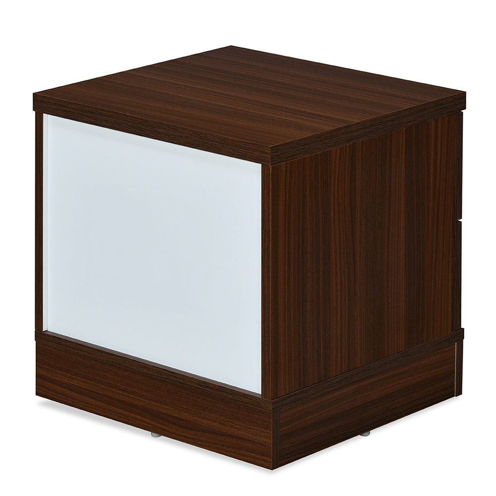 Prime Engineered Wood Nightstand (Classic Walnut)