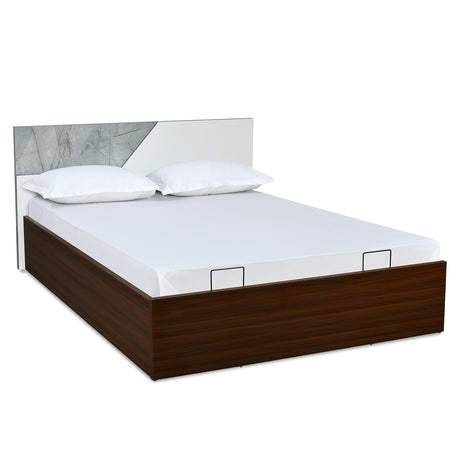 Asta Prime Bed with Semi Hydraulic Storage (Walnut)