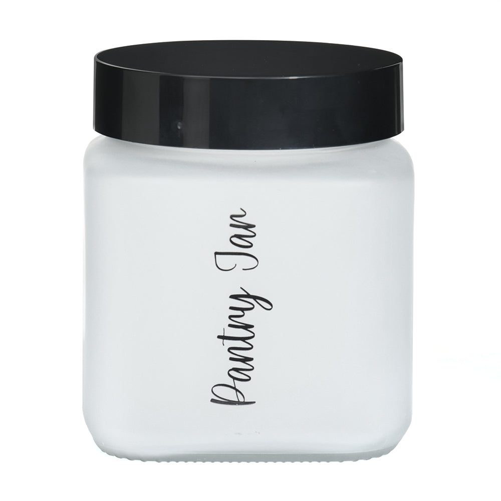 Minimalist Multipurpose 1000 ml Canister Storage Container (White & Black)