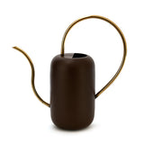 Metal Watering Can (Brown & Gold)