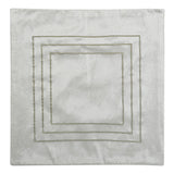 Solid Cotton Polyester 16" x 16" Cushion Covers Set of 2 (Off White)