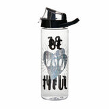 Beautiful Print 750 ml Sports Water Bottle (Black)