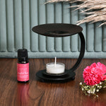 Arias by Lara Dutta Ruby Plum and English Rose Aroma Diffuser Set (Black)