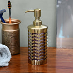 Multipurpose Metal Liquid Soap and Lotion Dispenser (Gold)