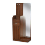 Max Engineered Wood Dresser with Mirror (Classic Walnut)