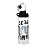 Beautiful Print 750 ml Sports Water Bottle (Black)