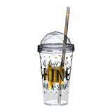 Shine Printed Plastic 660 ml Sipper Bottle (Yellow)