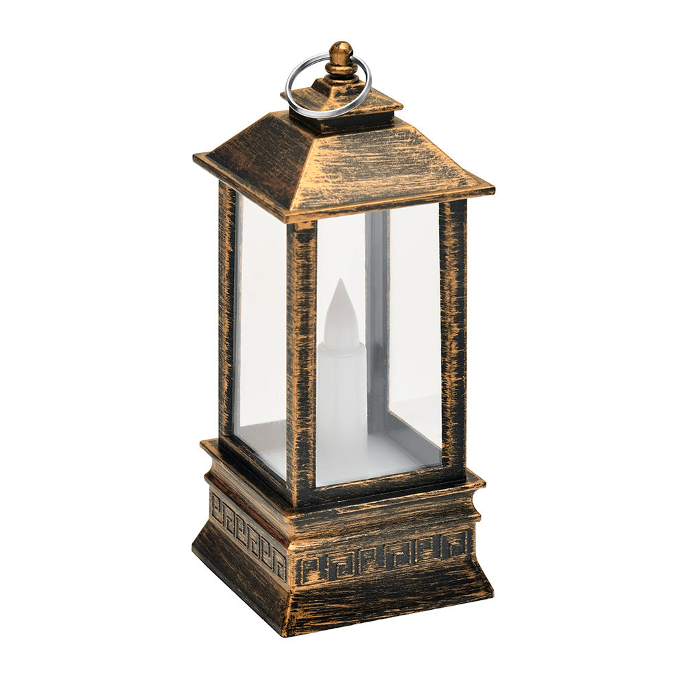 Elegance Decorative Plastic Hanging Lantern (Gold)