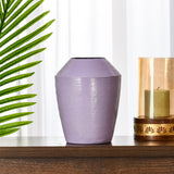 Decorative Stout Metal Vase (Lavender)