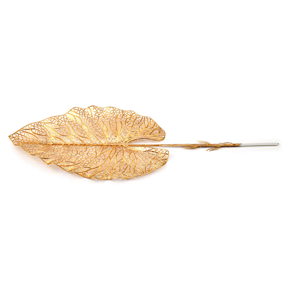 Artificial Banana Leaf Stick (Gold)