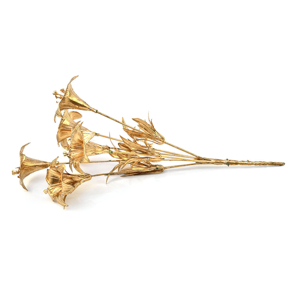 Decorative Trumpet Artificial Stick (Gold)