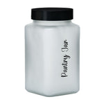 Minimalist Multipurpose 2000 ml Canister Storage Container (White & Black)