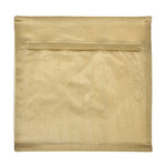 Solid Polyester 16' x 16' Cushion Cover (Off White & Gold)