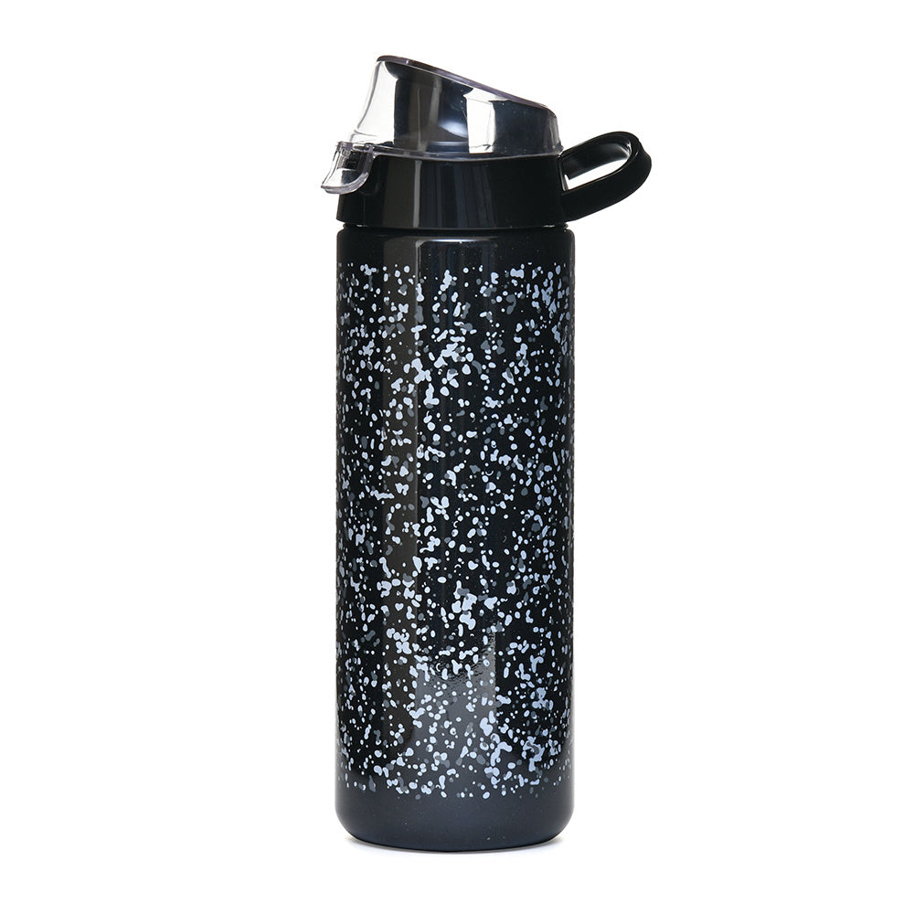 Granite Print 750 ml Sports Water Bottle (Black)