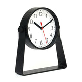 Sleek Stand Antique Table Clock (Black)