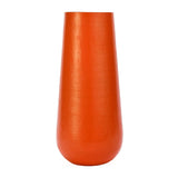 Decorative Droplet Metal Vase (Orange)