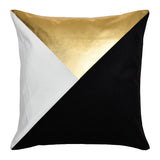 Solid Polyester 16' x 16' Cushion Cover (Black & Gold)