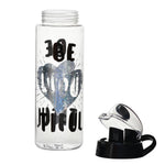 Beautiful Print 750 ml Sports Water Bottle (Black)