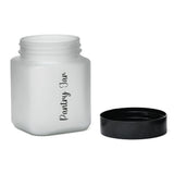 Minimalist Multipurpose 1500 ml Canister Storage Container (White & Black)