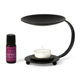 Arias by Lara Dutta Fresh Bergamot and Oud Water Aroma Diffuser Set (Black)