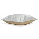 Solid Cotton Polyester 16" x 16" Cushion Covers Set of 2 (Off White)