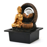 Buddha Praying Polyresin Decorative Water Fountain (Antique Gold)