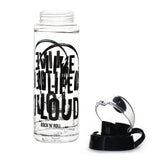 Live Life Lound Print 750 ml Sports Water Bottle (Black)