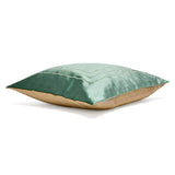 Solid Cotton Polyester 16" x 16" Cushion Covers Set of 2 (Green)