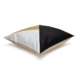 Solid Polyester 16' x 16' Cushion Cover (Black & Gold)