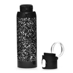 Granite Print 500 ml Sports Water Bottle (Black)