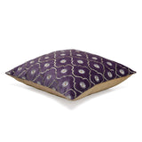 Abstract Cotton Polyester 16' x 16' Cushion Covers Set of 2 (Lavender)