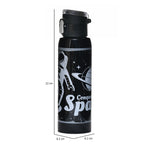 Space Print 500 ml Sports Water Bottle (Black)