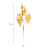 Artificial Palm Leaf Stick (Gold)