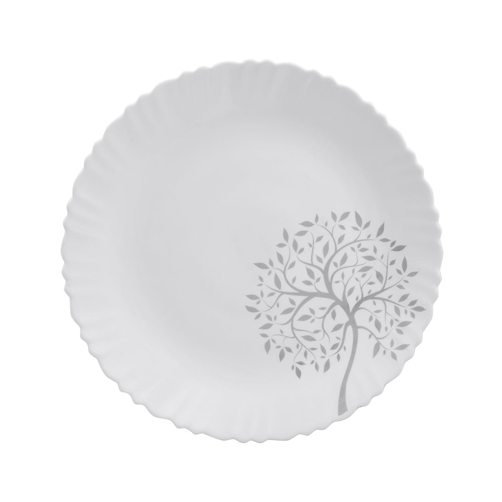 Arias by Lara Dutta Fluted Tree Of Life Dinner Set - 33 Pieces