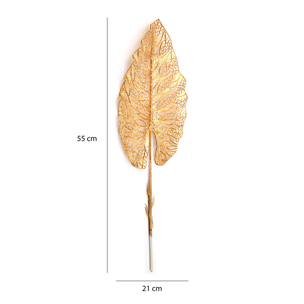 Artificial Banana Leaf Stick (Gold)