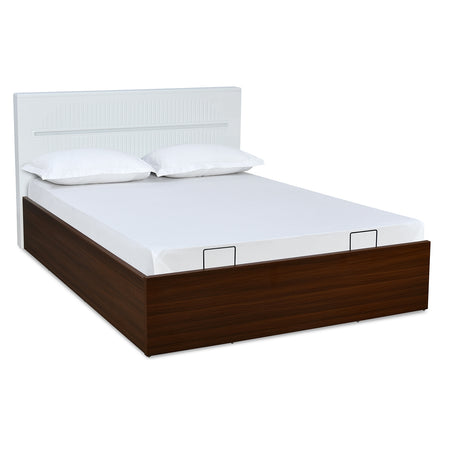 Capsule Prime Bed with Semi Hydraulic Storage (Walnut)