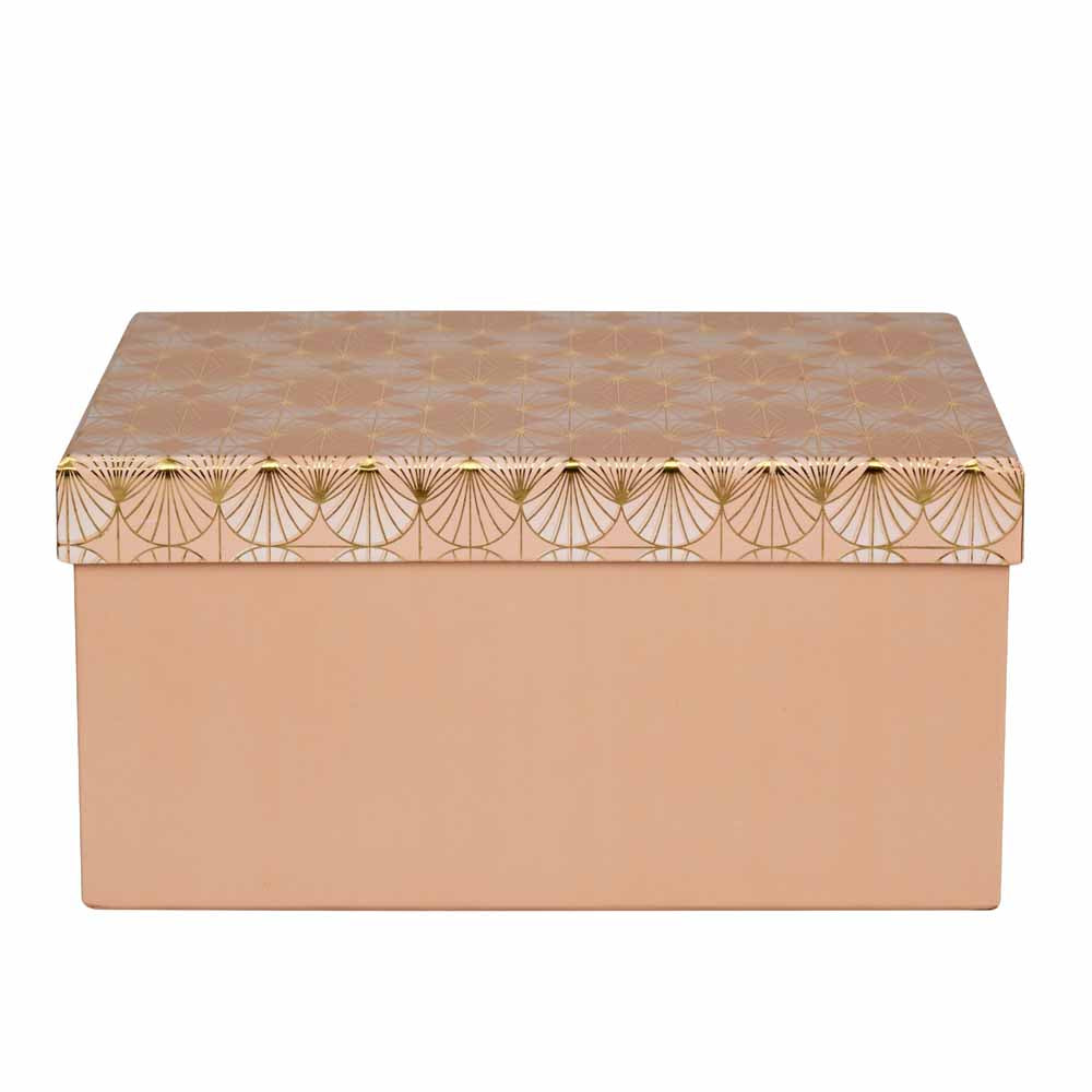 Multipurpose Decorative Cardboard Gift Box (Small, Pink)