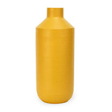 Classic Metal Decorative Vase (Yellow)