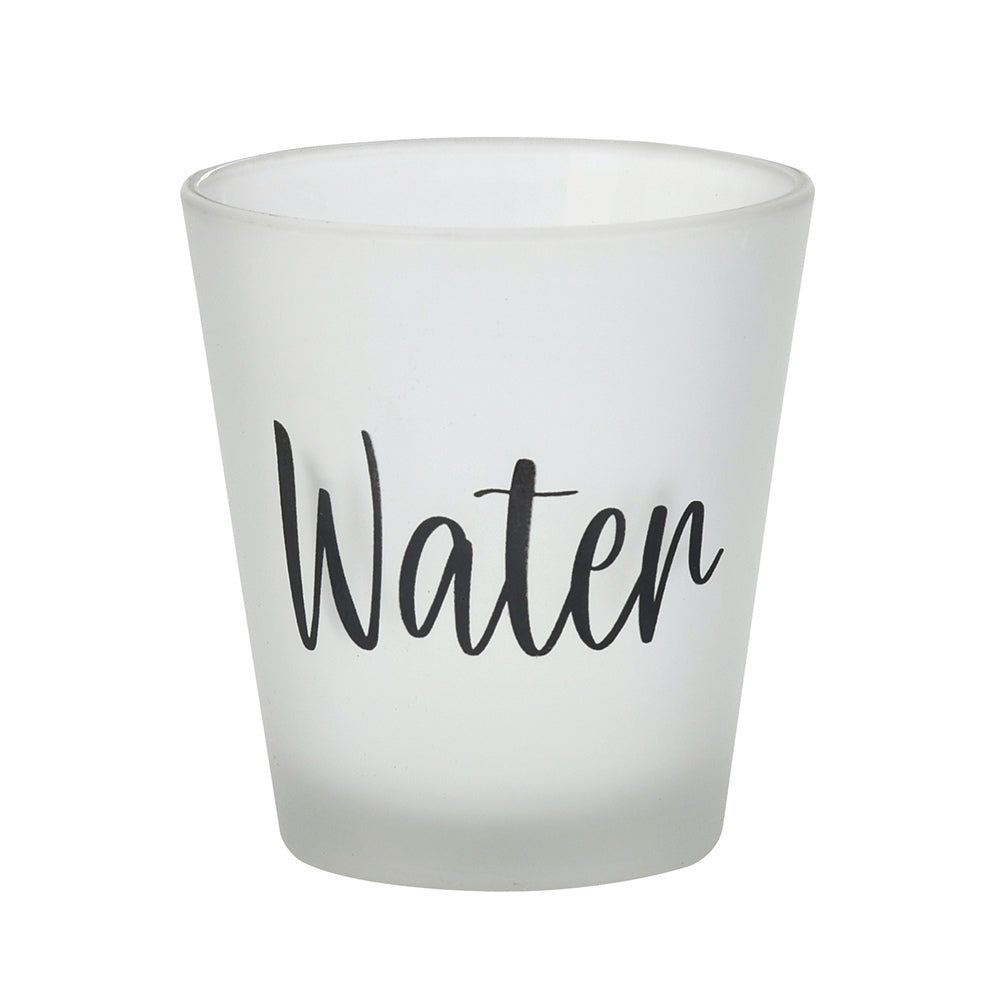 Minimalist 280 ml Water Glass (White & Black)