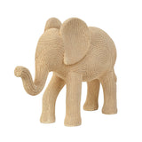 Elephant Decorative Polyresin Showpiece (Cream)