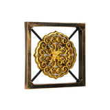 Moroccon Plaque Frame Wall Decor (Gold)