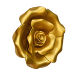 Rose Plaque Wall Decor (Gold)