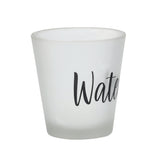 Minimalist 280 ml Water Glass (White & Black)