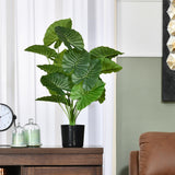 Tropicana Fairy Taro Artificial Potted Plant (Green)