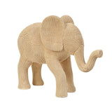 Elephant Decorative Polyresin Showpiece (Cream)