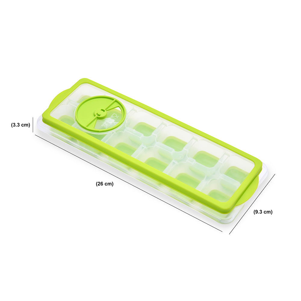 Ice Cube Tray with Lid (Green)