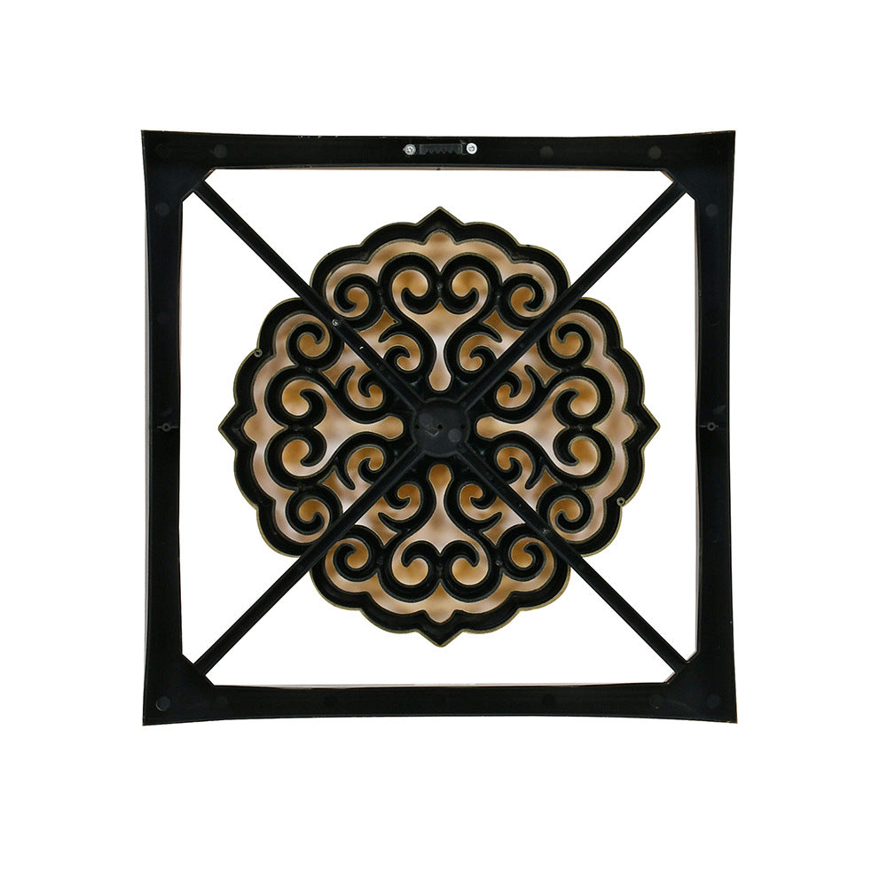 Moroccon Plaque Frame Wall Decor (Gold)