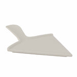 Ceramic Pizza Serving Platter with Bamboo Base (White)